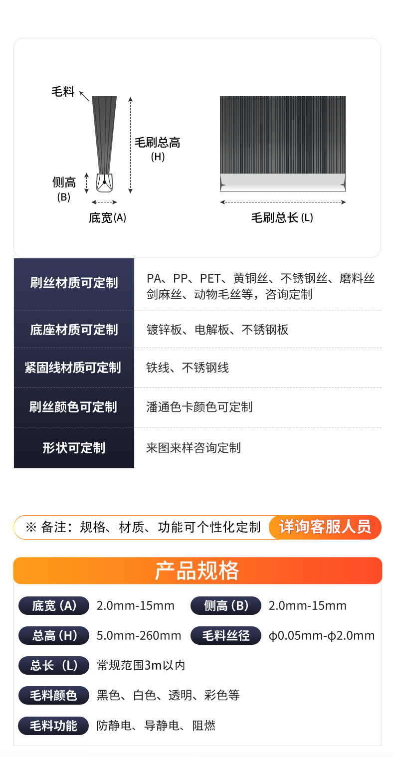 汽車密封毛刷條07